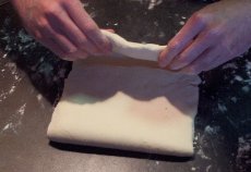 Puff pastry recipe 'Business letter fold'